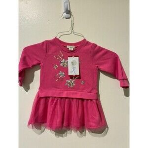 NWT‎ Peek Pink Shooting Stars Tutu Dress - 18M